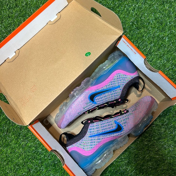 Nike Shoes - Nike Air Vapormax 2021 Flyknit Pink Blast Photo Blue DX3…